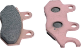 Pink brake pads for Kawasaki KAF700 Mule Pro-MX front left brake replacement
