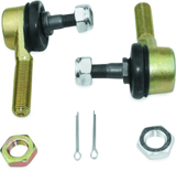 Gold-colored Arctic Cat tie rod end kit with nuts and cotter pins for easy install