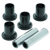 Black flanged bushings and metal sleeves for Polaris Sportsman lower A-arm kit_FRONT