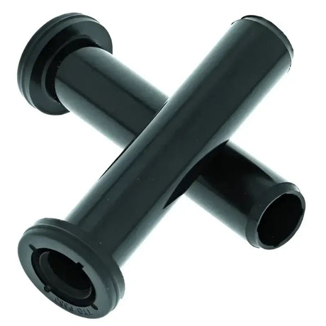 Black cylindrical flanged tubes for Polaris Sportsman lower A-arm kit repair
