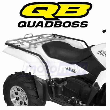 White ATV with silver rack showing Arctic Cat EFI 4x4 fender protector in action