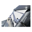 Transparent vehicle windshield, part of QuadBoss 2011 Can-Am Comm&er rack tie rod assembly