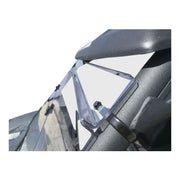 Transparent vehicle windshield, part of QuadBoss 2011 Can-Am Comm&er rack tie rod assembly