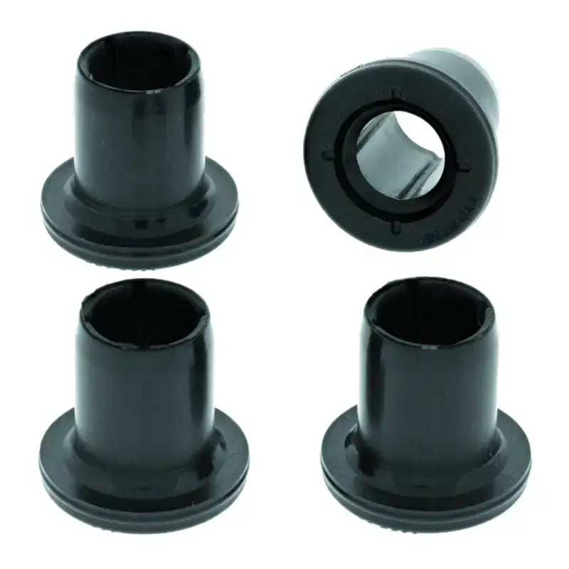 Four black bushings from the QuadBoss Polaris Brutus lower A-arm bushing kit