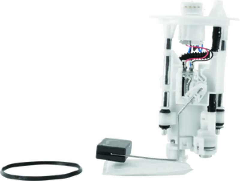 White fuel pump module for Yamaha YFM700 Grizzly with wiring and float arm