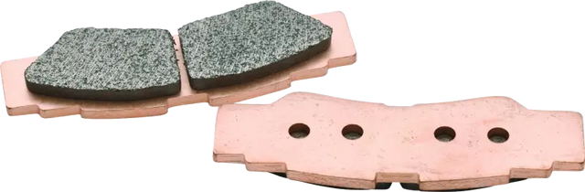 QuadBoss 2021 Yamaha YXE1000 Wolverine RMAX2 Rear Left Sintered Brake Pad - 600154 - Brakes Rotors & Pads
