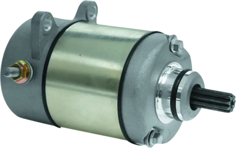 Honda atc250es big red motor starter with metallic housing and splined shaft