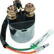Black and silver TRX350D starter relay with copper terminals for Honda TRX350D FourTrax