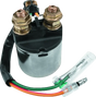 Black and silver TRX350D starter relay with copper terminals for Honda TRX350D FourTrax