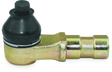 Gold-colored metal tie rod end with black rubber boot for Suzuki LT-4WD lower ball joint kit