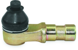 Gold-colored metal tie rod end with black rubber boot for Suzuki LT-4WD lower ball joint kit