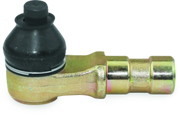 Gold-colored metal tie rod end with black rubber boot for Suzuki LT-4WD lower ball joint kit