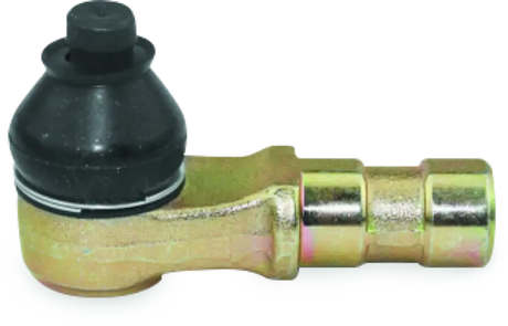 Gold-colored metal tie rod end with black rubber boot for Suzuki LT-4WD lower ball joint kit