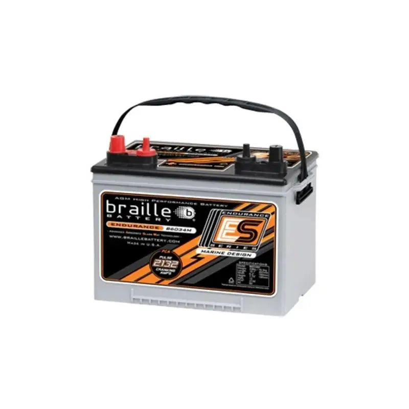 QuadBoss AGM battery for Honda FL400R Pilot with gray case and black handle