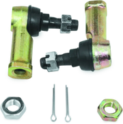 Yellow Honda TRX200 FourTrax tie rod assembly with ball joints and cotter pins