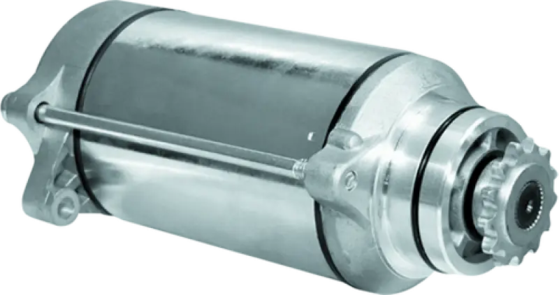 Silver-colored electric starter motor for Kawasaki KEF300 Lakota carburetor kit