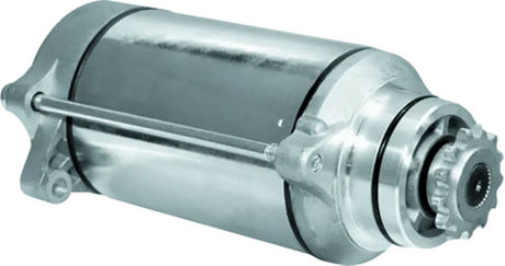 Silver-colored electric starter motor for Kawasaki KEF300 Lakota carburetor kit