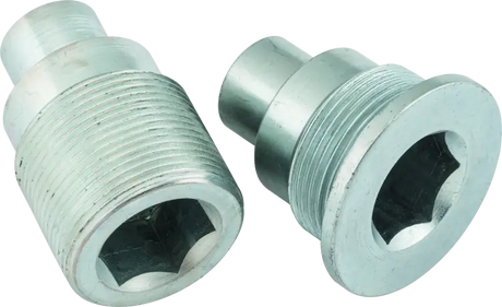 Silver threaded plugs with hex sockets for Honda TRX250 FourTrax Recon swingarm bolt kit