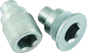 Metal threaded plugs for Honda TRX250 FourTrax Recon swingarm bolt kit