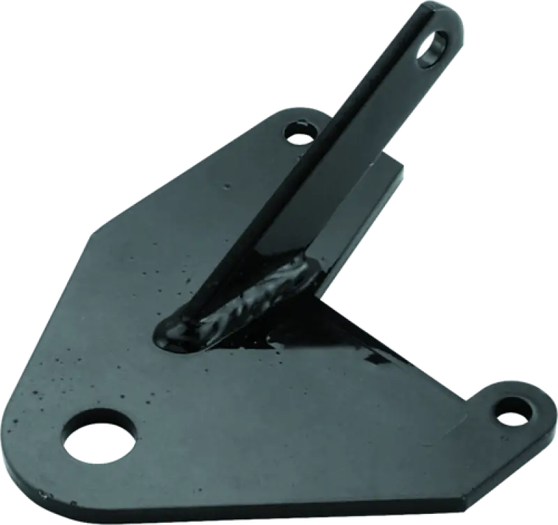 Black metal mounting bracket for Honda TRX250 FourTrax Recon ATV winch setup