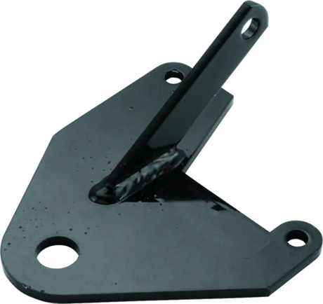 Black metal mounting bracket for Honda TRX250 FourTrax Recon ATV winch setup