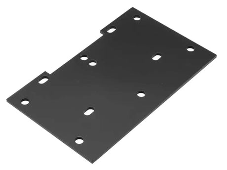 Black metal mounting plate with holes for Honda TRX250 FourTrax Recon ATV winch mount