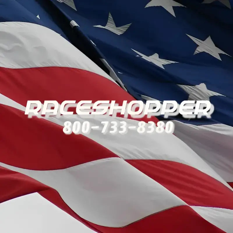 Waving American flag with QuadBoss Suzuki LT-F500F Quadrunner 4x4 fuel tap kit