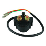 Black starter relay with wires for Honda TRX400EX SporTrax and TRX400EX models