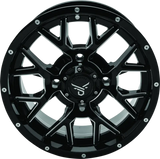 QuadBoss Barbwire 14X7 - 5 + 2 - 4/110 - Milled - 608573 - Wheels