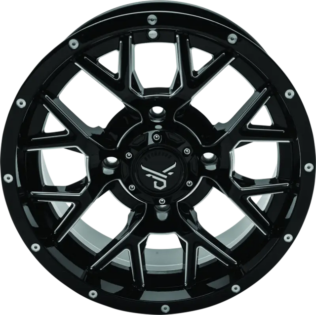QuadBoss Barbwire 14X7 - 5 + 2 - 4/110 - Milled - 608573 - Wheels