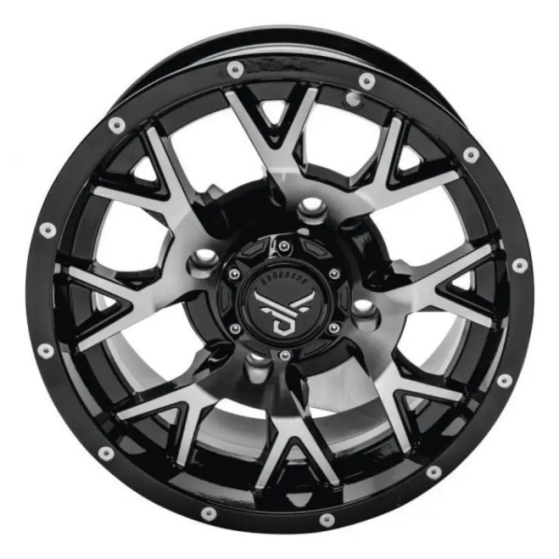 QuadBoss Barbwire 15X7 - 4 + 3 - 4/156 - Machined - 608578 - Wheels