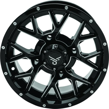 QuadBoss Barbwire 15X7 - 4 + 3 - 4/156 - Milled - 608580 - Wheels