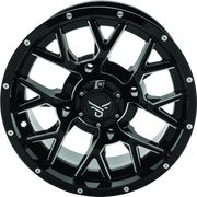 QuadBoss Barbwire 15X7 - 4 + 3 - 4/156 - Milled - 608580 - Wheels