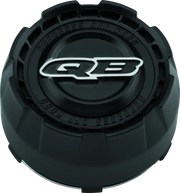 Black wheel center cap for QuadBoss Center Caps 4X137/4X156, fits center caps 4x137