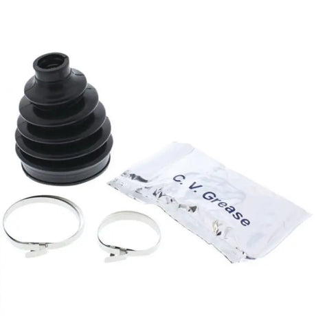 Black rubber QuadBoss CV boot kit for RV parts & accessories repair