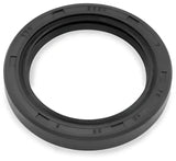 Circular black oil seal showcasing the QuadBoss Double Lip Seal 5204 30x52x7