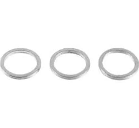 Three metal sealing washers from QuadBoss Exhaust Gasket Kit for better exhaust seal