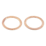 Copper sealing washers from the QuadBoss Exhaust Gasket Kit for good exhaust seal