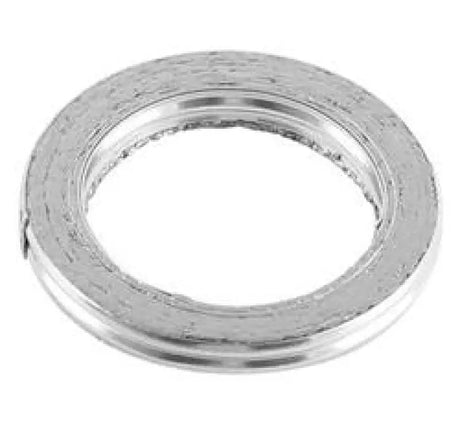 Crushed metal exhaust gasket from QuadBoss Exhaust Gasket Kit for vehicle repair