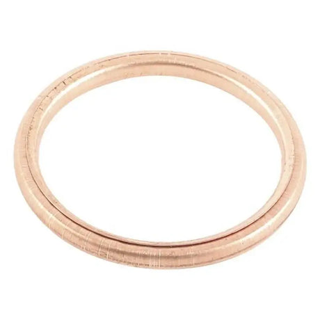 Copper-colored metal ring from QuadBoss Exhaust Gasket Kit for quadboss exhaust systems