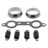 QuadBoss exhaust gasket kit for motorcycle exhaust hardware setup