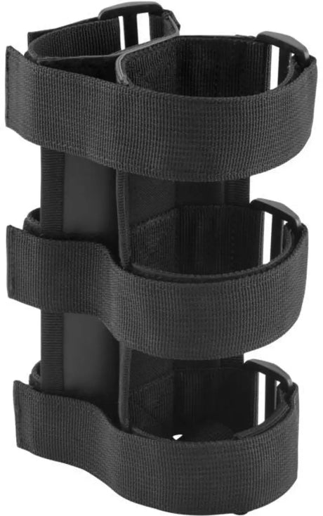 Black nylon triple magazine pouch for QuadBoss Fire Extinguisher Holder, securely attach off-road vehicle