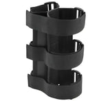 Black nylon triple magazine pouch for QuadBoss Fire Extinguisher Holder to securely attach off-road vehicle