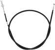 Black motorcycle control cable for QuadBoss Rear Park Brake system