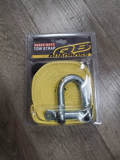 QuadBoss Heavy Duty Tow Strap - 20 Foot - 156156 - Winches & Hitches