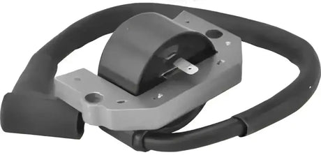 Black and gray QuadBoss ignition coil with wire for QuadBoss ignition systems