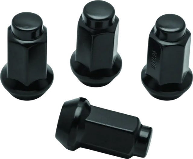 QuadBoss Lug Nuts 10x1.25 - 14mm-Od - Black - Box of 4 - 608930 - Wheel and Tire Accessories