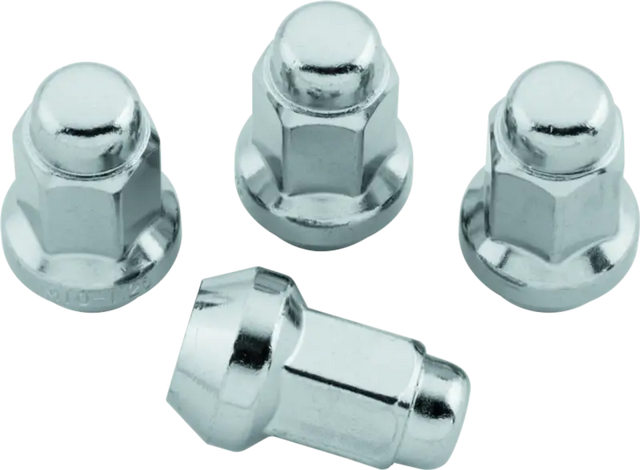 Chrome lug nuts for wheels, part of quadboss lug nuts box of 4 products