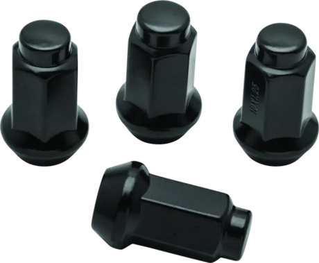 Black lug nuts from QuadBoss Lug Nuts 10x1.25, perfect for your ride