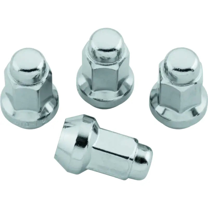 Chrome lug nuts for wheels, part of quadboss lug nuts box of 4 products